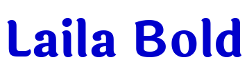 Laila Bold フォント